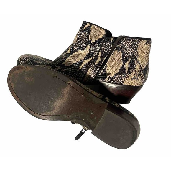 Circus by Sam‎ Edelman Women's Pipper Ankle Boots Faux Snake Skin Size 7.5 - Picture 4 of 8